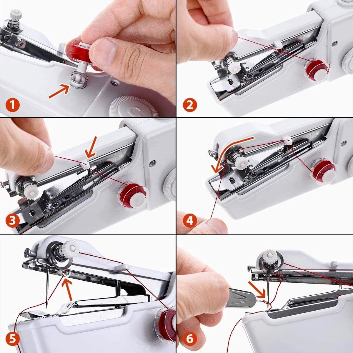 Handheld sewing machine functional structure