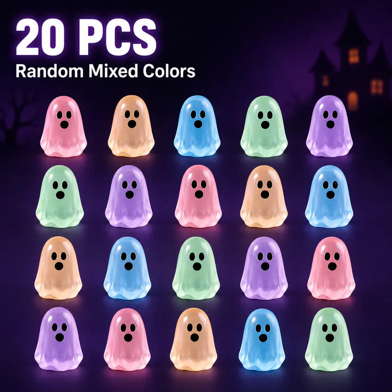 Halloween Glow Ghost Beads