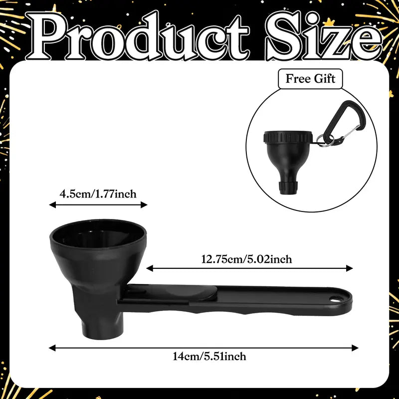Buy 1 Get 1 Free | Portable Protein Funnel with Sliding Scoop