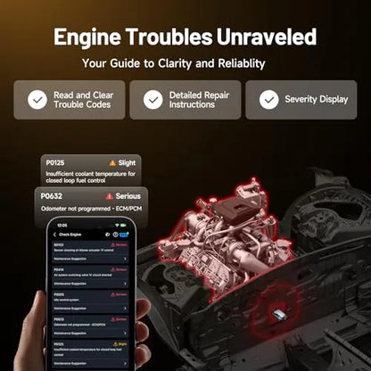 🔥🔥Vehicle Health Check 🚗A diagnostic tool for all systems on iOS and Android