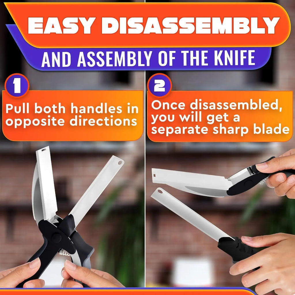 2 in 1 Kitchen Scissors for Food