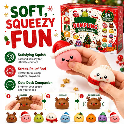 🎁🥟Christmas Dumpling Squishy Blind Box