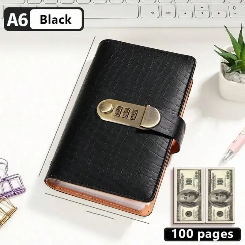 100-Pocket Lockable Banknote Collector Album