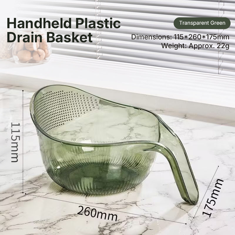 Multifunction Rice Strainer Bowl with Handle