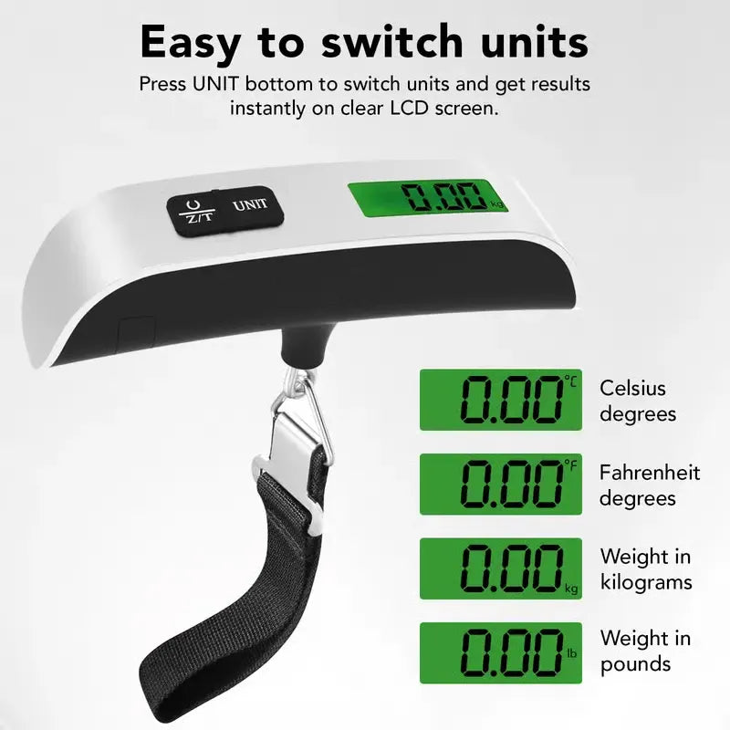 Portable Digital Luggage Scale Accurate Weighing