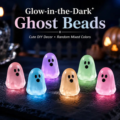 Halloween Glow Ghost Beads