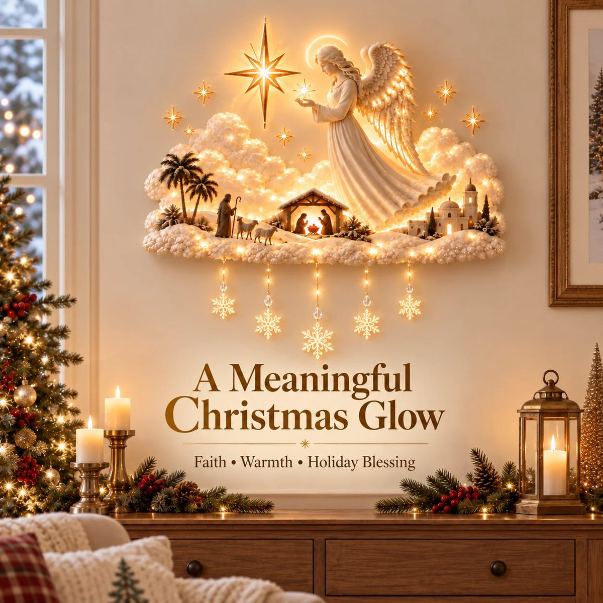 Last Day 56% OFF✨ Christmas Blessing Angel Glow