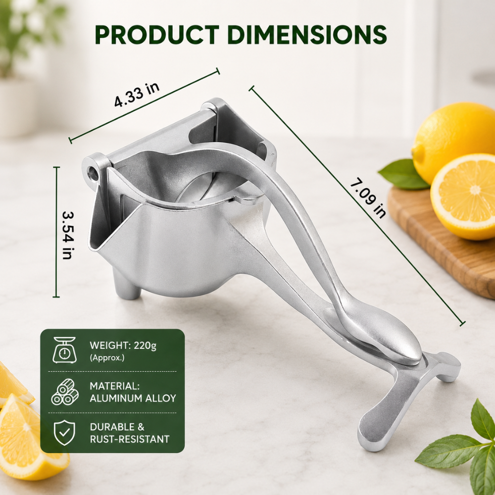 Manual Citrus & Fruit Juicer – Easy Press Juice Squeezer