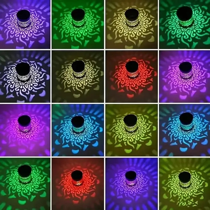 🔥🔥🔥Solar Mandala Wall Light | Outdoor Garden Fence Projector Lamp