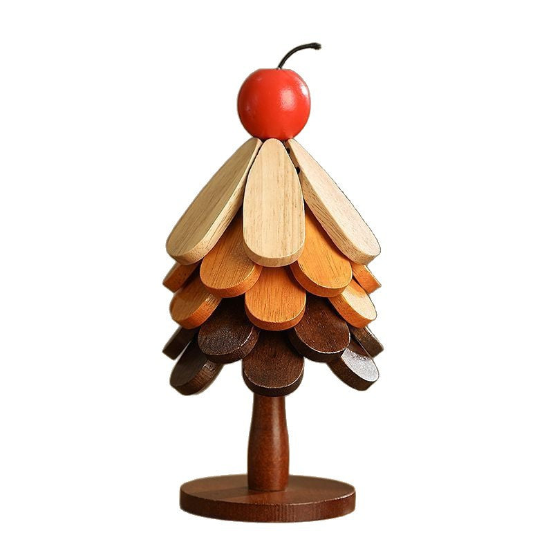 Premium Wooden Christmas Tree Trivet