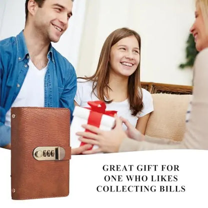 100-Pocket Lockable Banknote Collector Album