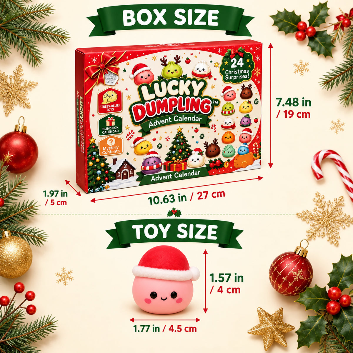 Christmas Squishies Advent Calendar