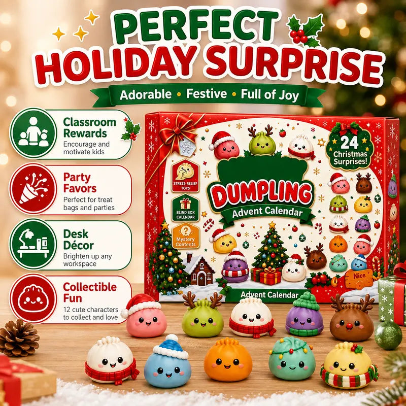 🎁🥟Christmas Dumpling Squishy Blind Box