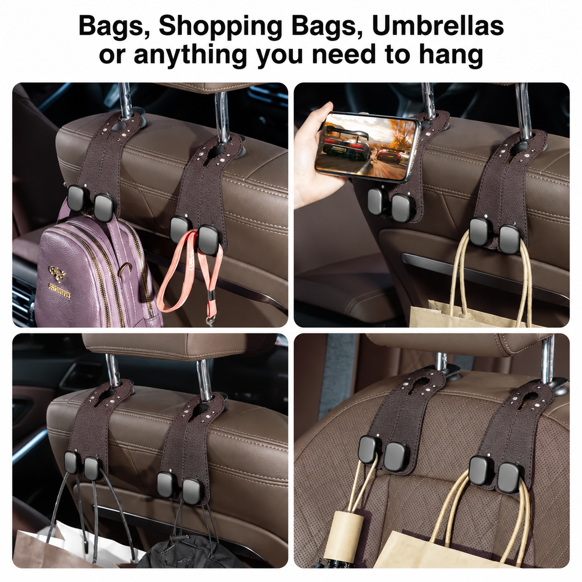 🎁2026 New Arrivals💥2 Pcs Car Hooks for Headrest