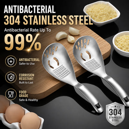 Stainless Steel Food Masher & Strainer