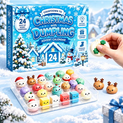 🎁🥟Christmas Dumpling Squishy Blind Box