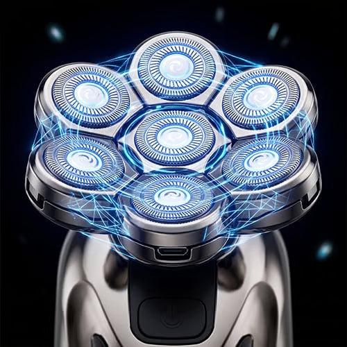 Aless™ 7D Floating Head Waterproof Electric Shaver