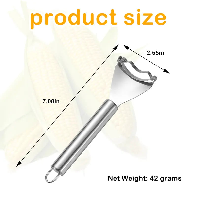 2PCS Corn Peeler with Steel Blade