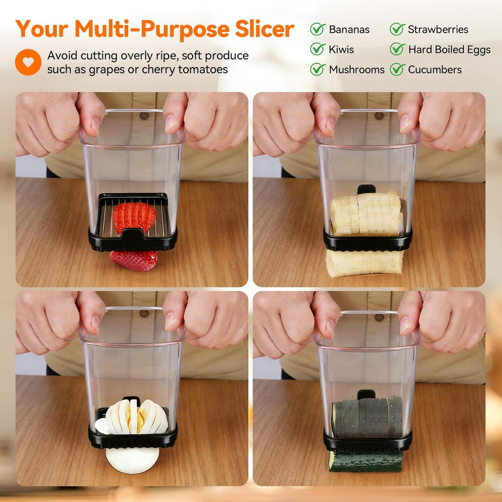 Quick Fruit Slicer Cup for Easy Meal Prep