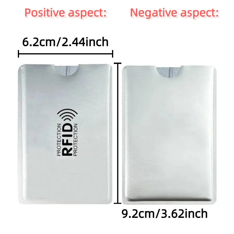 10 Pack RFID Blocking Anti Theft Card Sleeves
