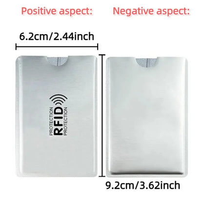 10 Pack RFID Blocking Anti Theft Card Sleeves