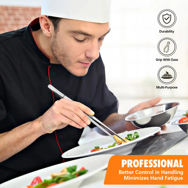 12-Inch BBQ & Kitchen Tweezers