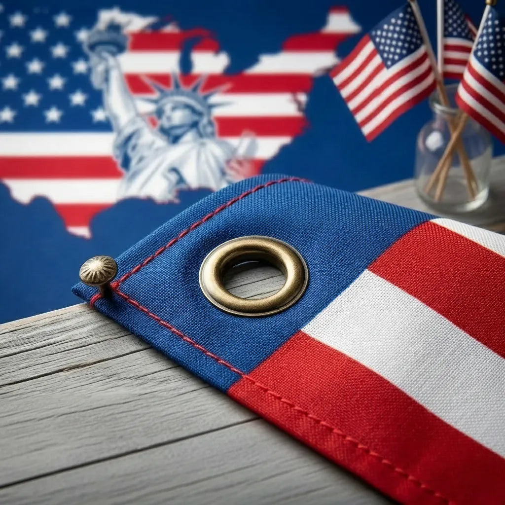 🗽USA 250th Anniversary Flag Half Round Banner🦅