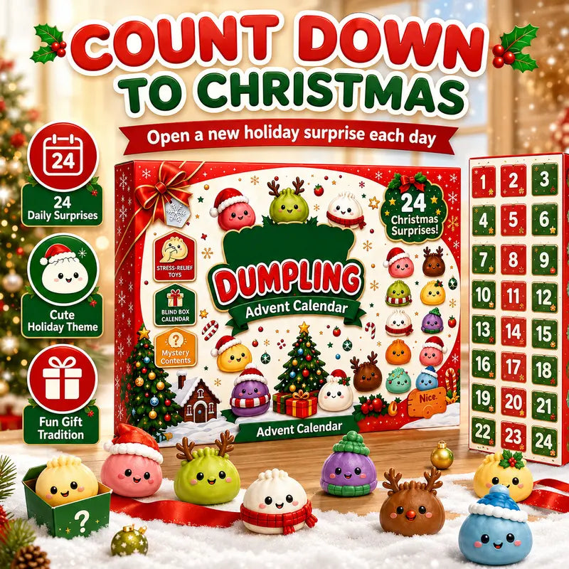 🎁🥟Christmas Dumpling Squishy Blind Box