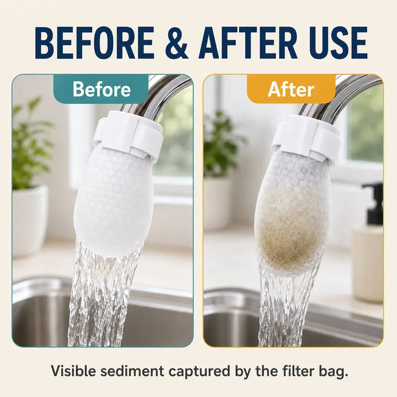 50PCS Disposable Faucet Filter Bags