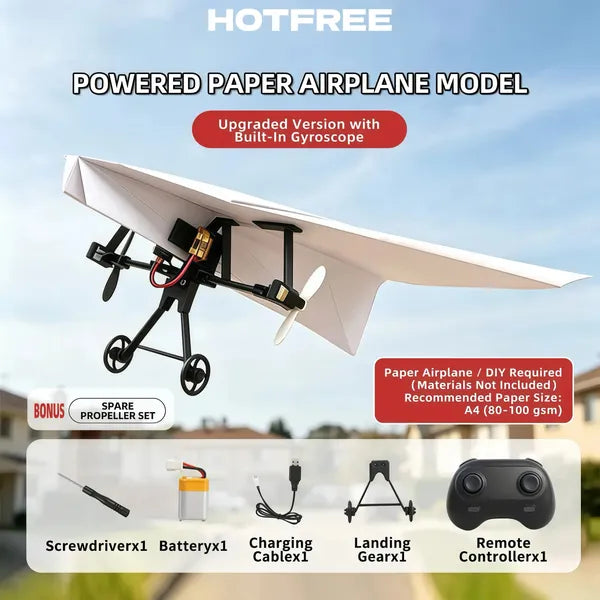 RC Paper Airplane Kit ✈️