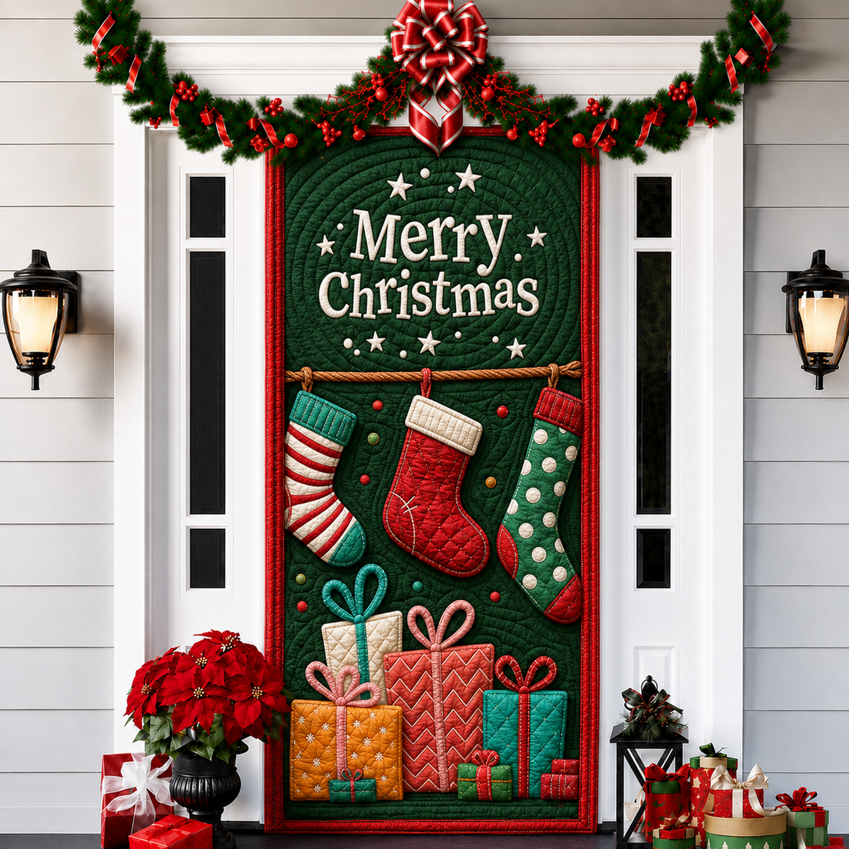 🌟2026 3D Christmas front door decoration
