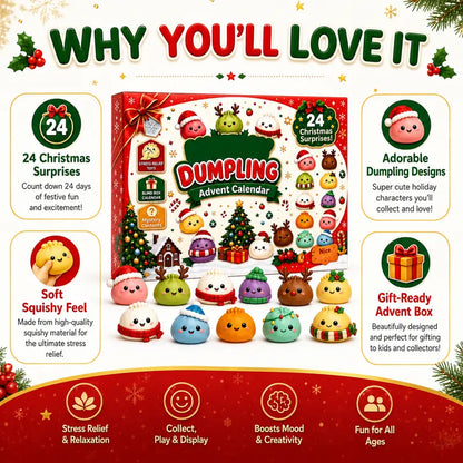 🎁🥟Christmas Dumpling Squishy Blind Box