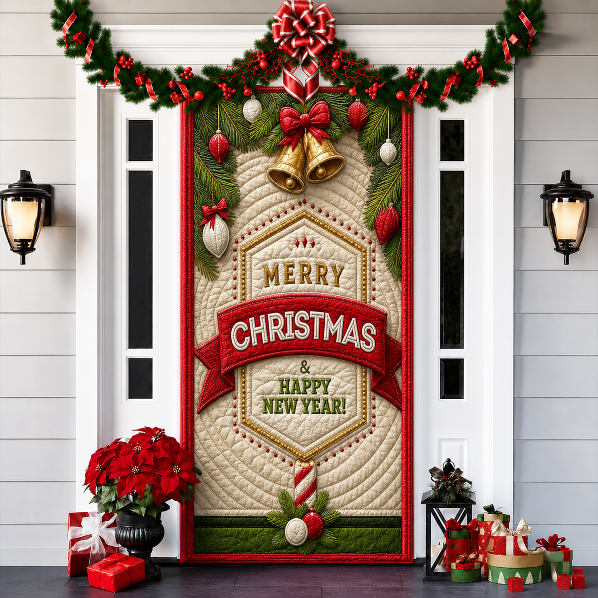 🌟2026 3D Christmas front door decoration