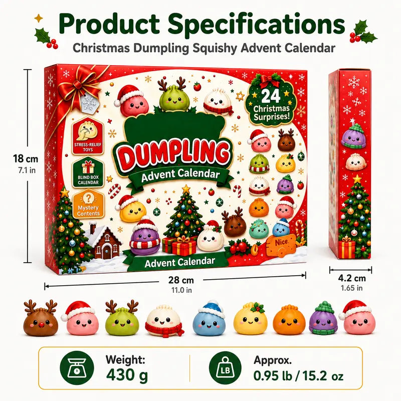 🎁🥟Christmas Dumpling Squishy Blind Box