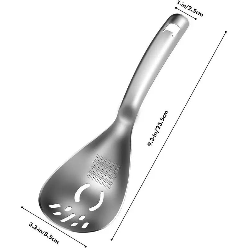 304 Stainless Steel Potato Masher Set Slotted Spoon & Egg Separator