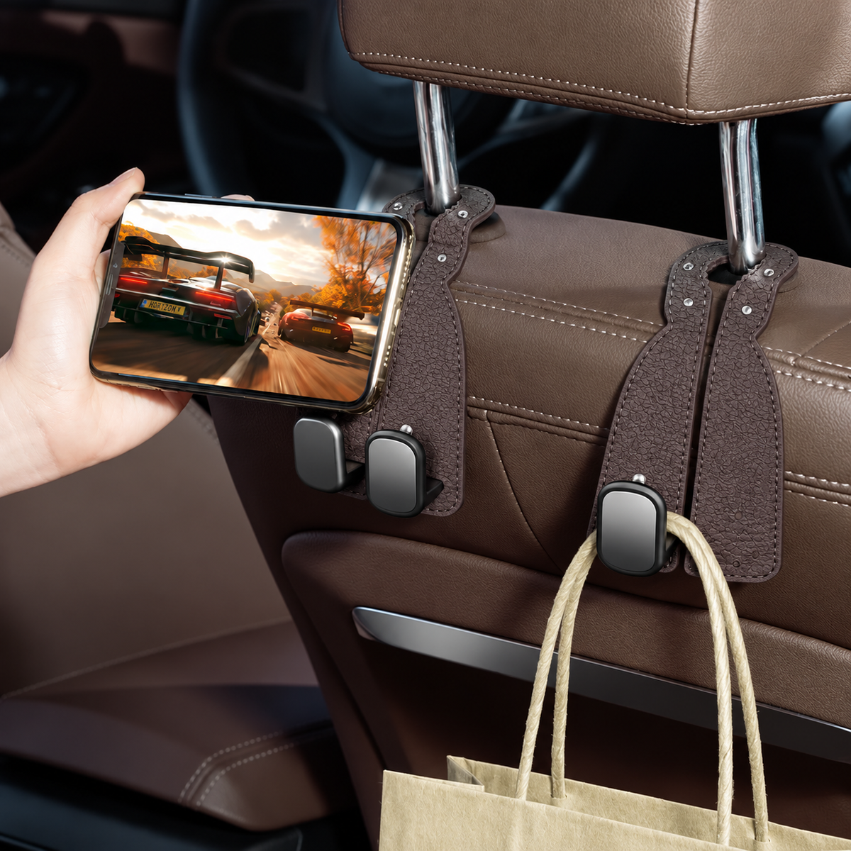 🎁2026 New Arrivals💥2 Pcs Car Hooks for Headrest
