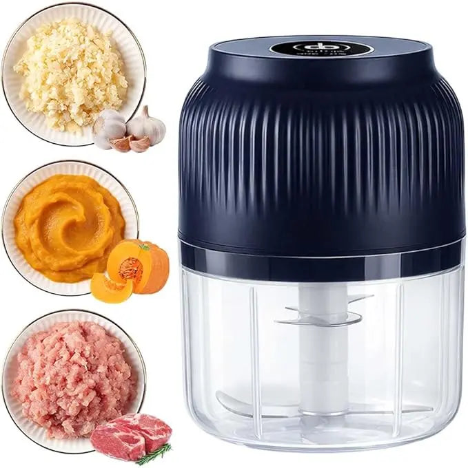 Mini Electric Food Chopper USB Rechargeable