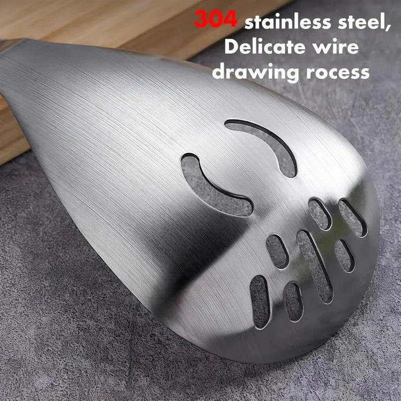 304 Stainless Steel Potato Masher Set Slotted Spoon & Egg Separator