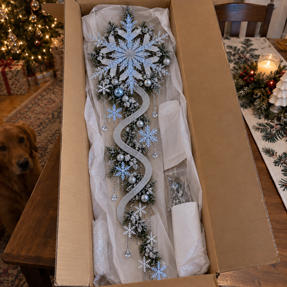 🔥Last Day 49% OFF🔥❄️ Giant Snowflake Blizzard Trail™- Let the Snowstorm Glow Indoors