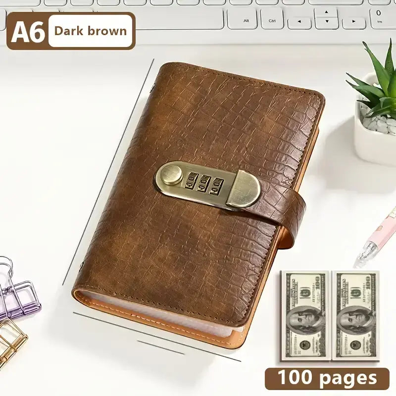 100-Pocket Lockable Banknote Collector Album