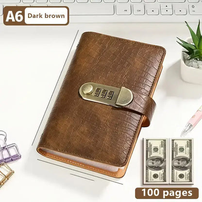 100-Pocket Lockable Banknote Collector Album