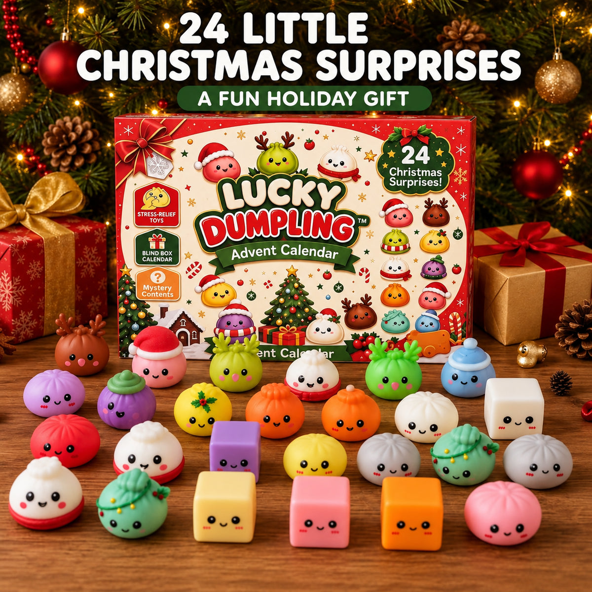 Christmas Squishies Advent Calendar