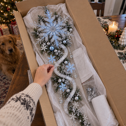 🔥Last Day 49% OFF🔥❄️ Giant Snowflake Blizzard Trail™- Let the Snowstorm Glow Indoors