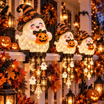 🎃 🎃Halloween Porch Magic Cascade Railing Lights