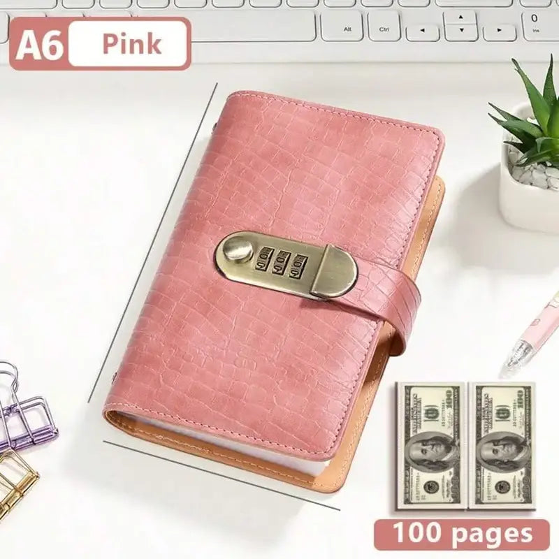 100-Pocket Lockable Banknote Collector Album