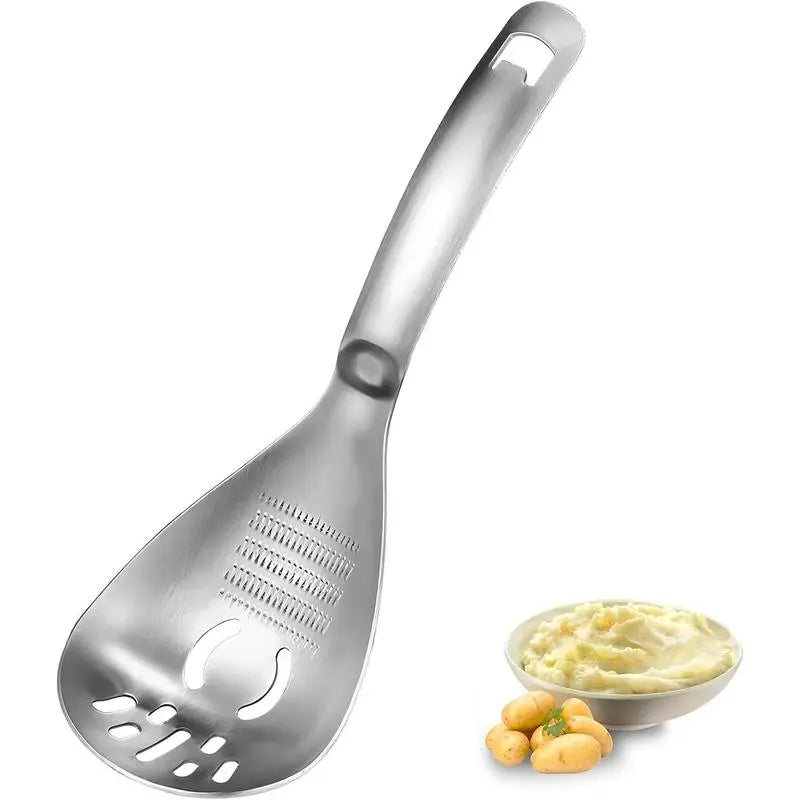 304 Stainless Steel Potato Masher Set Slotted Spoon & Egg Separator
