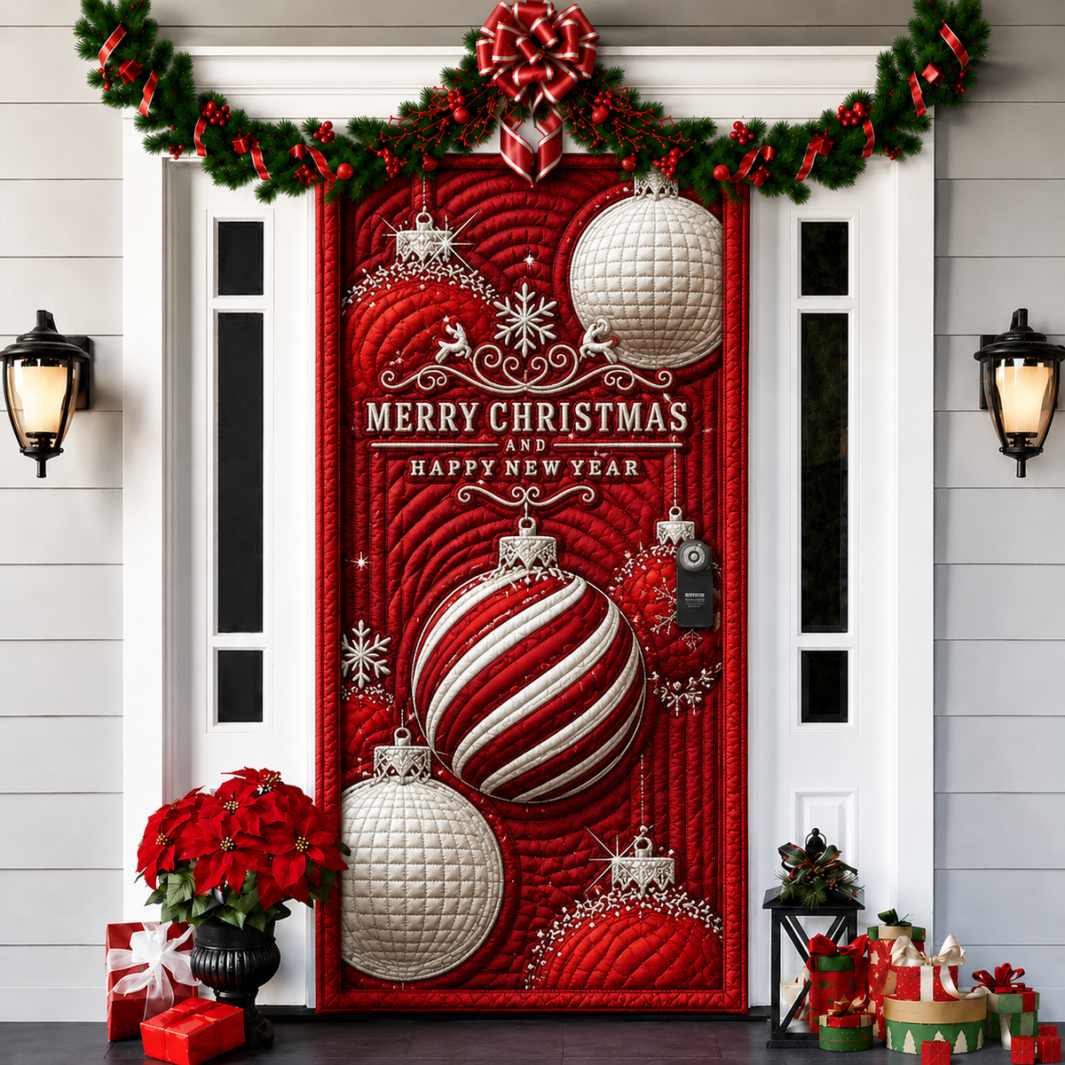 🌟2026 3D Christmas front door decoration