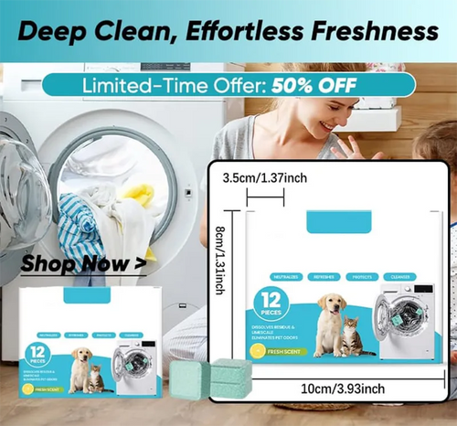 🔥 Limited-Time 50% OFF🔥 Washing Machine Cleaning Tablets