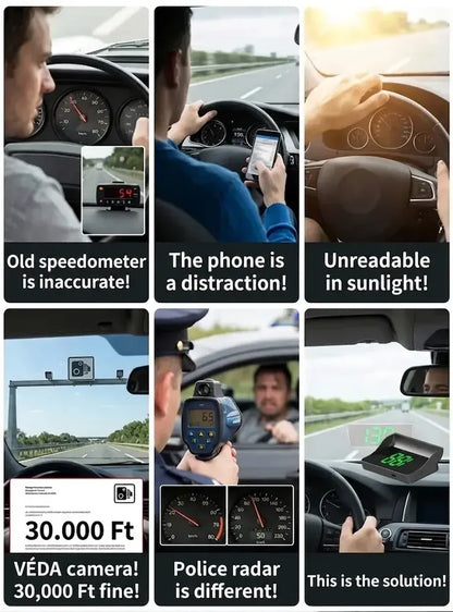 🔥Hot sell TODAY | Head-Up Display Auto GPS Digitaler Tacho