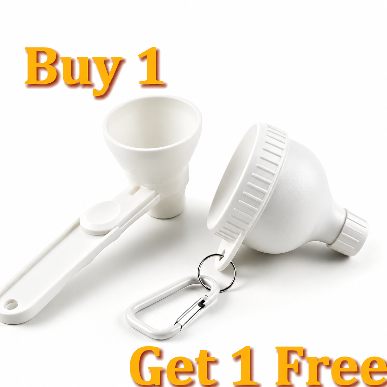 Buy 1 Get 1 Free | Portable Protein Funnel with Sliding Scoop